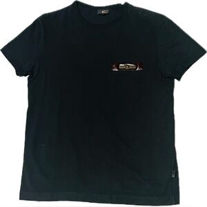 Roberto Cavalli Medium Black TShirt 19”Pit to Pit Great Condition Never Used